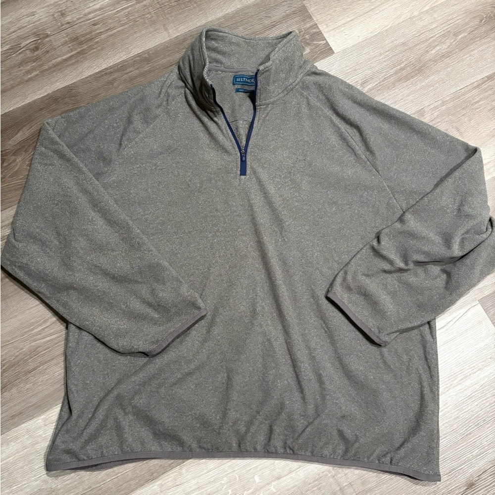 Biltmore Gray Quarter-Zip Pullover XXL